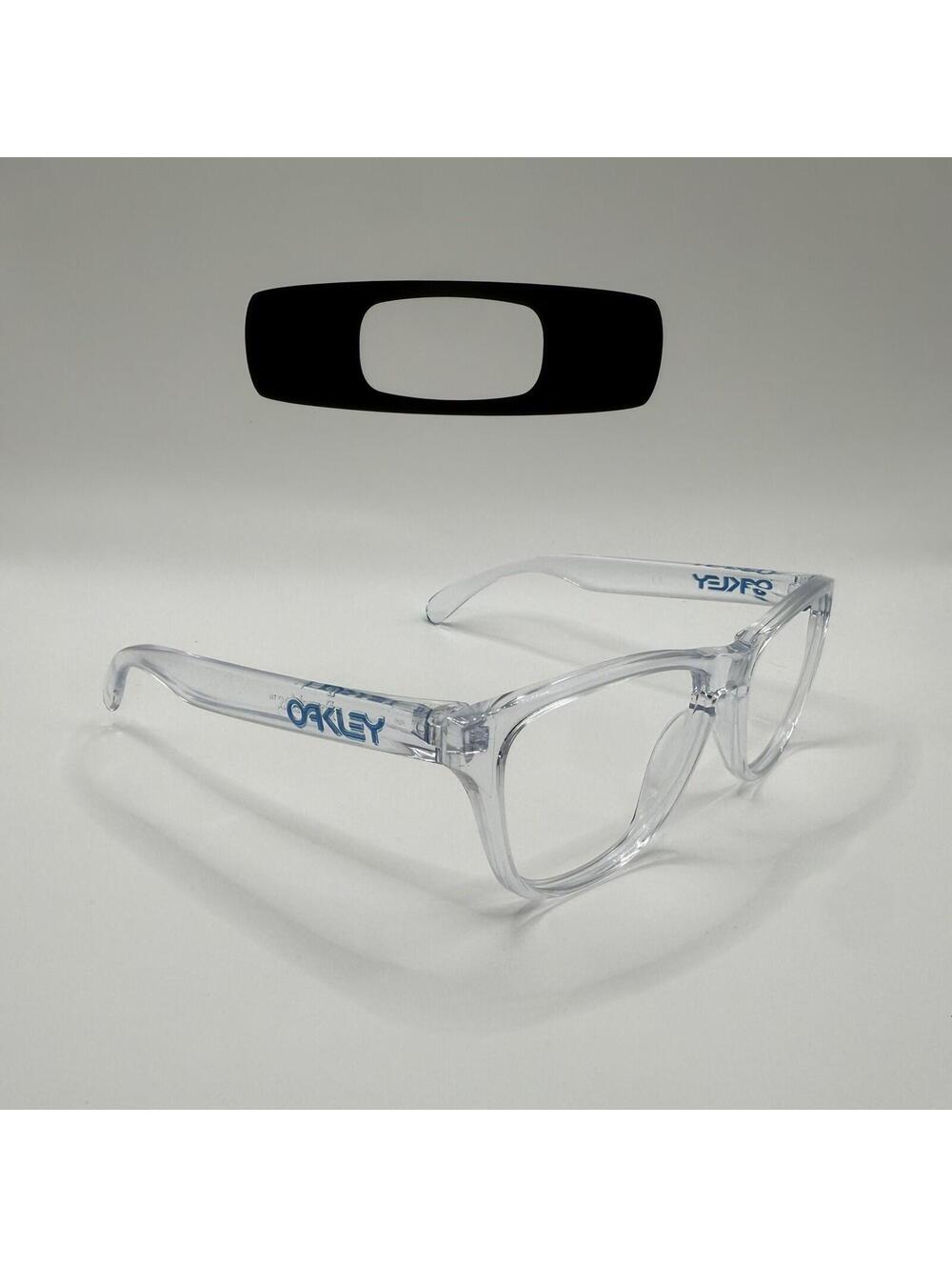 Oakley Frogskins  XS Polished Clear Frame Replacement parts - Picture 2 of 9